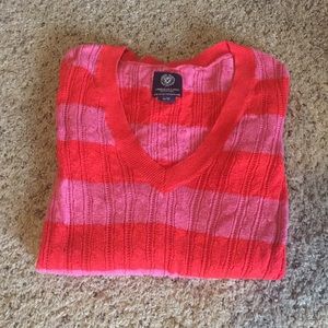 Striped Cable Knit Sweater